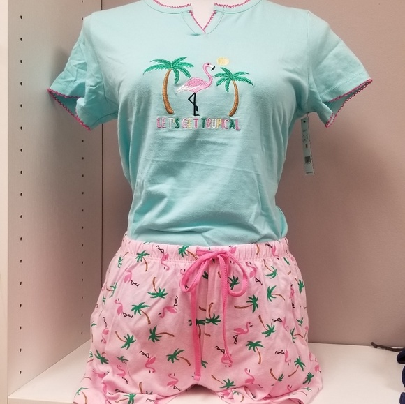 Flamingo Pajama Set - Picture 1 of 1